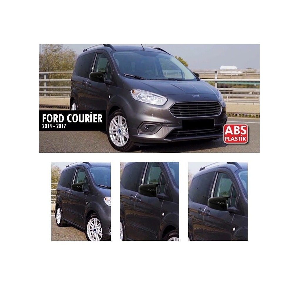 Ford Courier Yarasa Ayna Kapak - 2014 2017. Piano Black - Sağ+sol